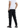 thumbnail image 3 of Men's Cargo Pants Hip Hop Techwear Harem Pant Jogger Sweatpants, 3 of 11