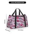 thumbnail image 3 of Easygdp Flamingos Bolsa de Gimnasio, Bolsa de Viaje Duffel, Bolsa de Fin de Semana con Compartimentos, Bolsa de Mano para Noche, 3 of 7
