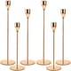 thumbnail image 1 of 6Pcs Gold Candle Holder for Taper Candles, Candlestick Holders Metal Tall Candle Stand for Taper Candles Candle Holder, 1 of 5