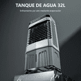 thumbnail image 2 of Enfriador Aire Portátil Acondicionado Ventilador Cooler 3 en 1 Dormitorio Oficina Hogar Viaje Camping Aire Manejo con control remoto 120W 32LT de capacidad (120W), 2 of 6