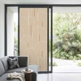 thumbnail image 4 of Khaki Boho Window Privacy Film, Middle Century Modern Abstract Art Static Cling UV Sun Blocking Tint Film Heat Control Windows Films for Bedroom Bathroom, Window Stickers 35.4"x78.7", 4 of 8