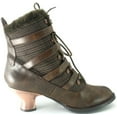thumbnail image 2 of Hades Shoes H-Nephele Victorian ankle boots with inner tuxedo fabric 10 / Brown, 2 of 2