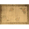thumbnail image 1 of Ahgly Company Indoor Rectangle Oriental Brown Asian Inspired Area Rugs, 6' x 9', 1 of 4