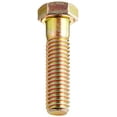 thumbnail image 4 of Steel Hex Bolt, Grade 8, Zinc Yellow-Chromate Plated Finish, Hex Head, External Hex Drive, Meets ASME B18.2.1/SAE J429, 8" Length, Partially Threaded, 1"-8 Threads, 4 of 4