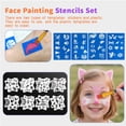 thumbnail image 4 of Kit de pintura facial Psittazze Professional 42 colores con plantillas, 4 of 7