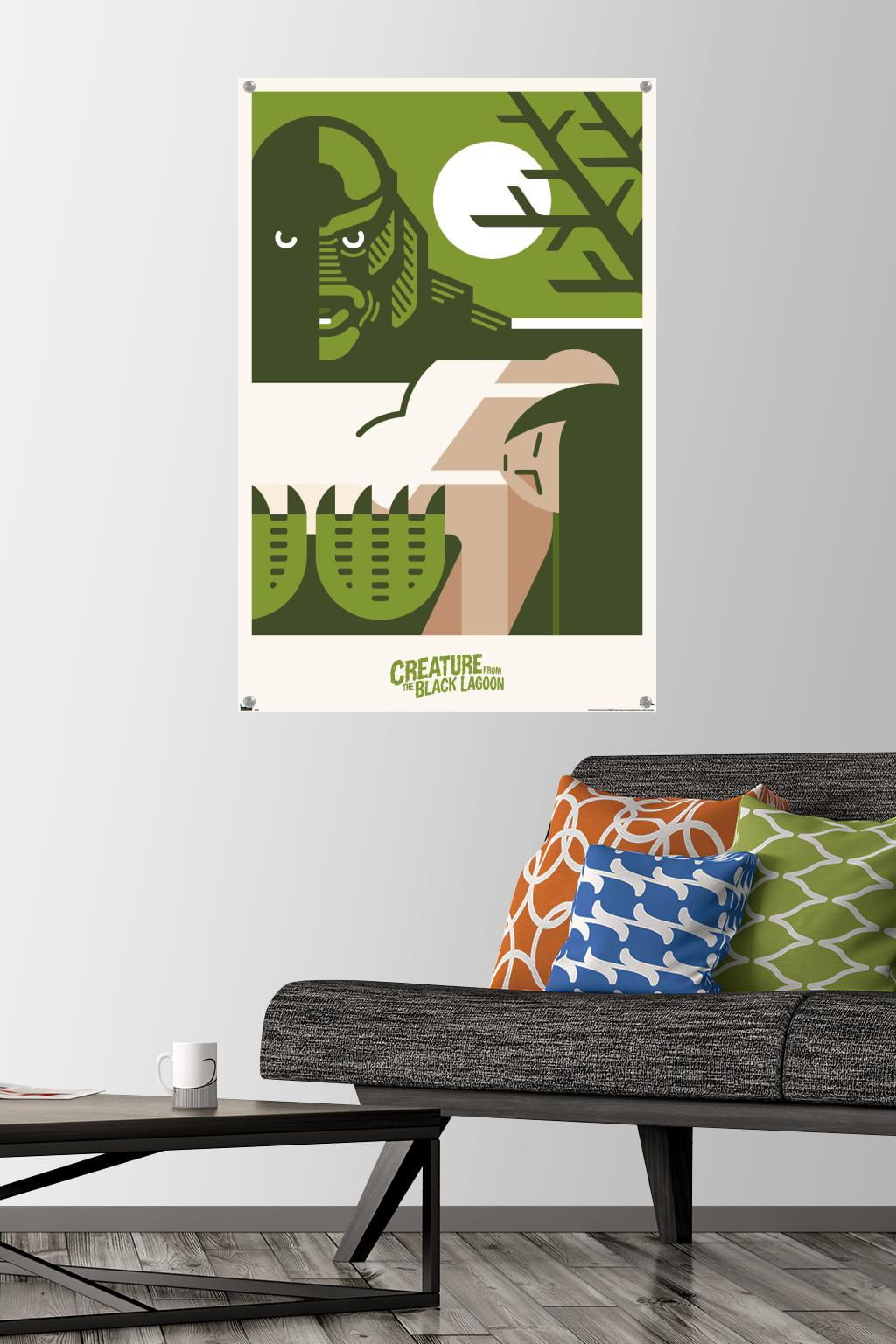 Creature from the Black Lagoon - Graphic Wall Poster with Pushpins, 22.375" x 34"