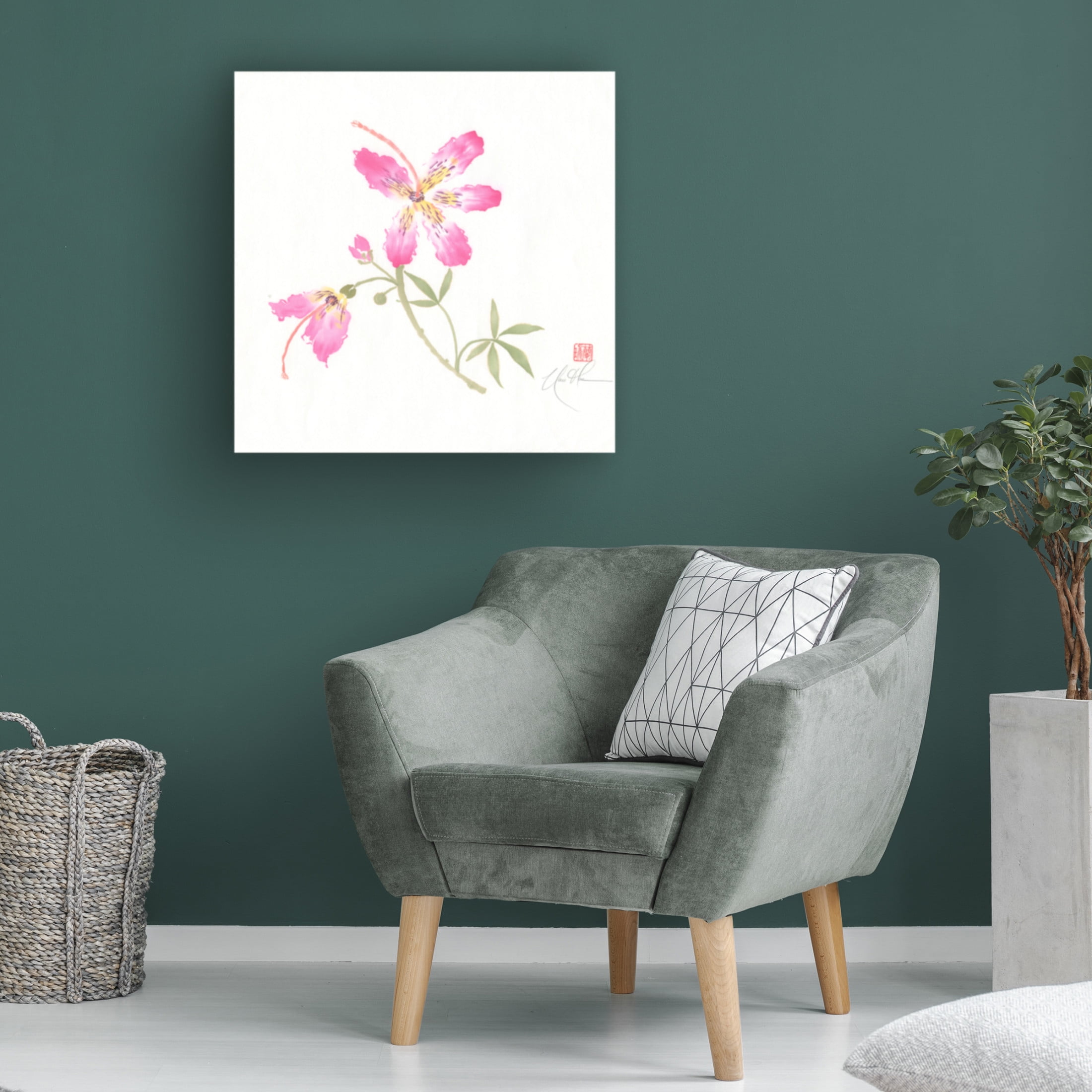 Trademark Fine Art Nan Rae  Silk I Canvas Wall Art
