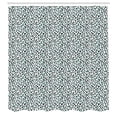 thumbnail image 3 of Ambesonne Leopard Shower Curtain, Animal Skin Print Spots, 69"Wx84"L, Sea Green Charcoal Grey, 3 of 5