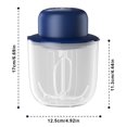 thumbnail image 4 of Wosthever Batidor de huevos eléctrico Batidor de crema automático Carga USB inalámbrica Mezclador de pasteles de bajo ruido Dispositivo de Cocina y Comedor azul 2 taza, 4 of 6