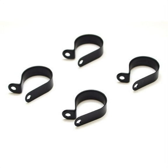 Tracker Marine Boat Cable Clamps 80808 | 1 Inch Black Clips Nylon (Set of 4)