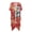 Eagle Floral, variant on HELLHERO Casual Loose Long Kimono Swimsuit Cover Up for Summer Polyester Lightweight Bathing Suit Cover Up Green American Flag