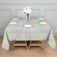 thumbnail image 3 of Pioneer Flower Floral Print Pattern Square Tablecloth, Waterproof Wipeable Spillproof Washable Table Cover for Home Kitchen Party Decor, 60"x60", 3 of 6