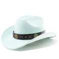 thumbnail image 2 of Western Style Cowboy Hat Curved Brim Ideal For Outdoor Adventure Travel Riding And Everyday Use, 2 of 3
