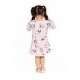 thumbnail image 6 of Bluey Toddler Girl Print Drop Waist Dress with Long Sleeves, Sizes 12M-5T, 6 of 13