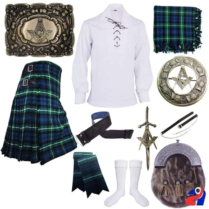 masonic tartan kilt