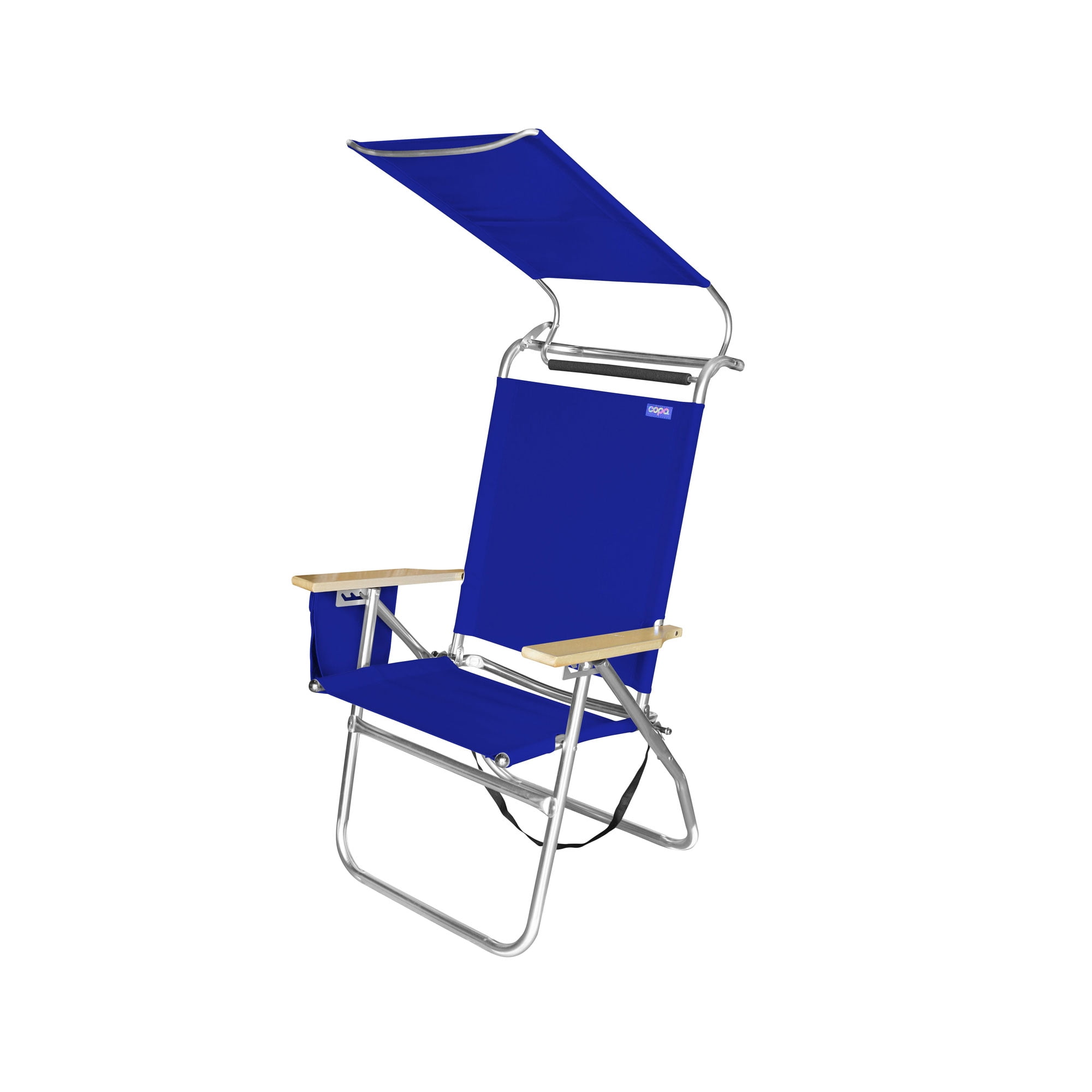JGR Copa Big Tycoon Folding Aluminum Beach Chair - Blue