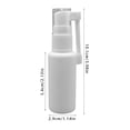 thumbnail image 3 of 2pcs/set Nasal Sprayer Plastic Nose Spray Bottle Refillable Empty Spray Dispenser with Rotation Nozzle 30ML, 3 of 9