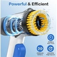 thumbnail image 2 of Electric Spin Scrubber with No-Rinse Spray, IPX7 Waterproof, 6 Brush Heads & Rechargeable Battery, 2 of 7
