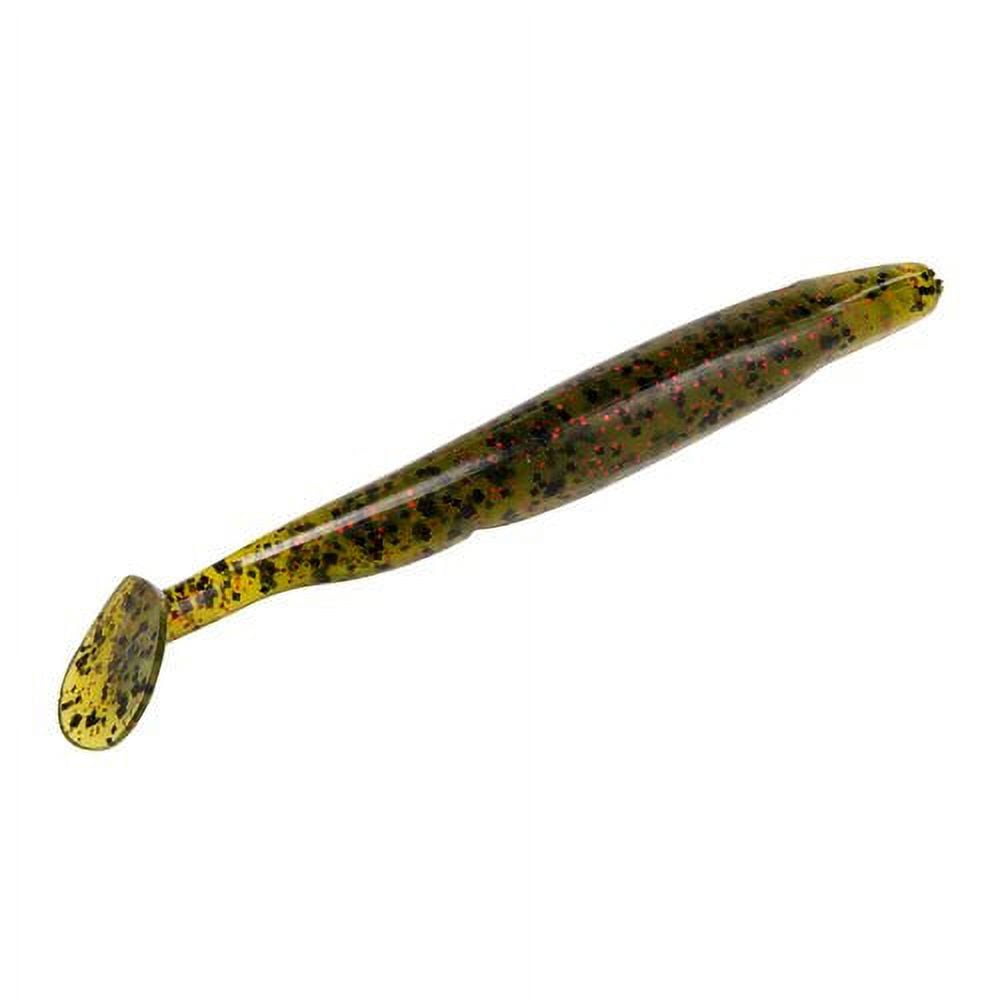 (2 pack) Strike King Swim'n Caffeine Shad 4" Watermelon Red Black Soft Bait Lure