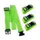 thumbnail image 2 of 4x Corturas de equipaje Cinturas de viaje conector para bolsa de equipaje Sostiene la maleta juntas Corturas de fijación de fijación Cinturas de embal Verde, 2 of 9