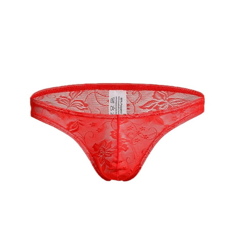 

Panties Clearance Trendy Trendy Full Lace Strap Men S Underwear Men S Trendy Underwear Lingerie Red L