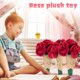 thumbnail image 5 of KEVCHE Jellycat Peluche de Rosa Juguetes, 30cm Cute Rose Plush Rosa Peluches Cumpleaños Regalos para Niños Stuffed Animals Dolls, Naranja Peluches para Nino, 5 of 6