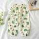 thumbnail image 3 of Odeerbi 1-6 Años Niños Niñas Pantalones de Chándal de Algodón Dinosaurio de Entrenamiento Atlético Deportes Jogger Pantalones Verano Transpirable Suelta Casual Joggers, 3 of 3
