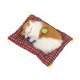 thumbnail image 4 of Adorno de coche ABS gatos de peluche decoración simulación gato durmiente juguete automotriz salpicadero decoración adornos lindos accesorios para automóviles oso de fresa Juguete, 4 of 6