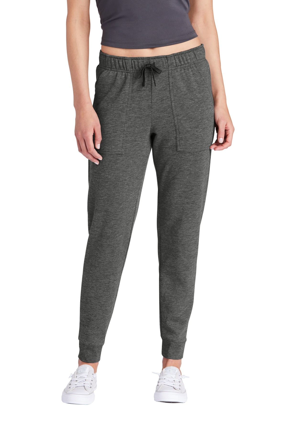 SportTek Sport Tek Adult Female Women Electric Heather Jogger Dark