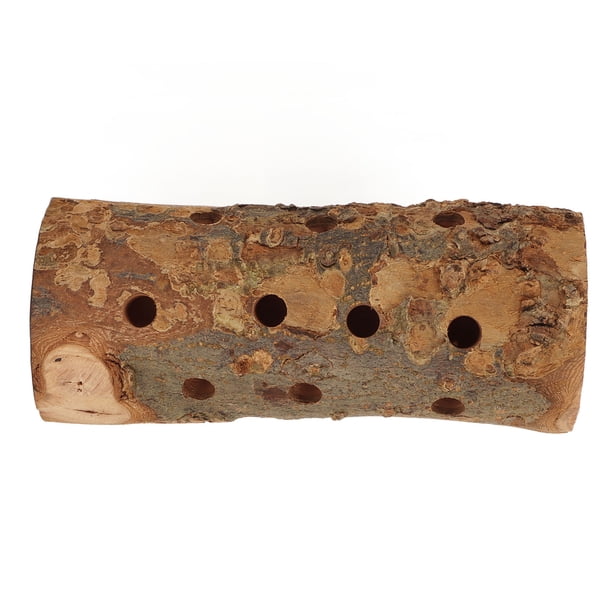 Juguete para masticar con troncos de conejo para el cuidado de los dientes, juguete para masticar con troncos de hámster, palo de pie de madera para loros, juguetes para animales pequeños de grado profesional