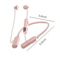 thumbnail image 3 of Back to School Gifts under $5 5.0 Neck Hanging Wireless Bluetooth Headset Intelligent Digital Display Can Be Inserted Into The Card, Sports Range Noise Cancellation Can Call on Clearance, 3 of 7