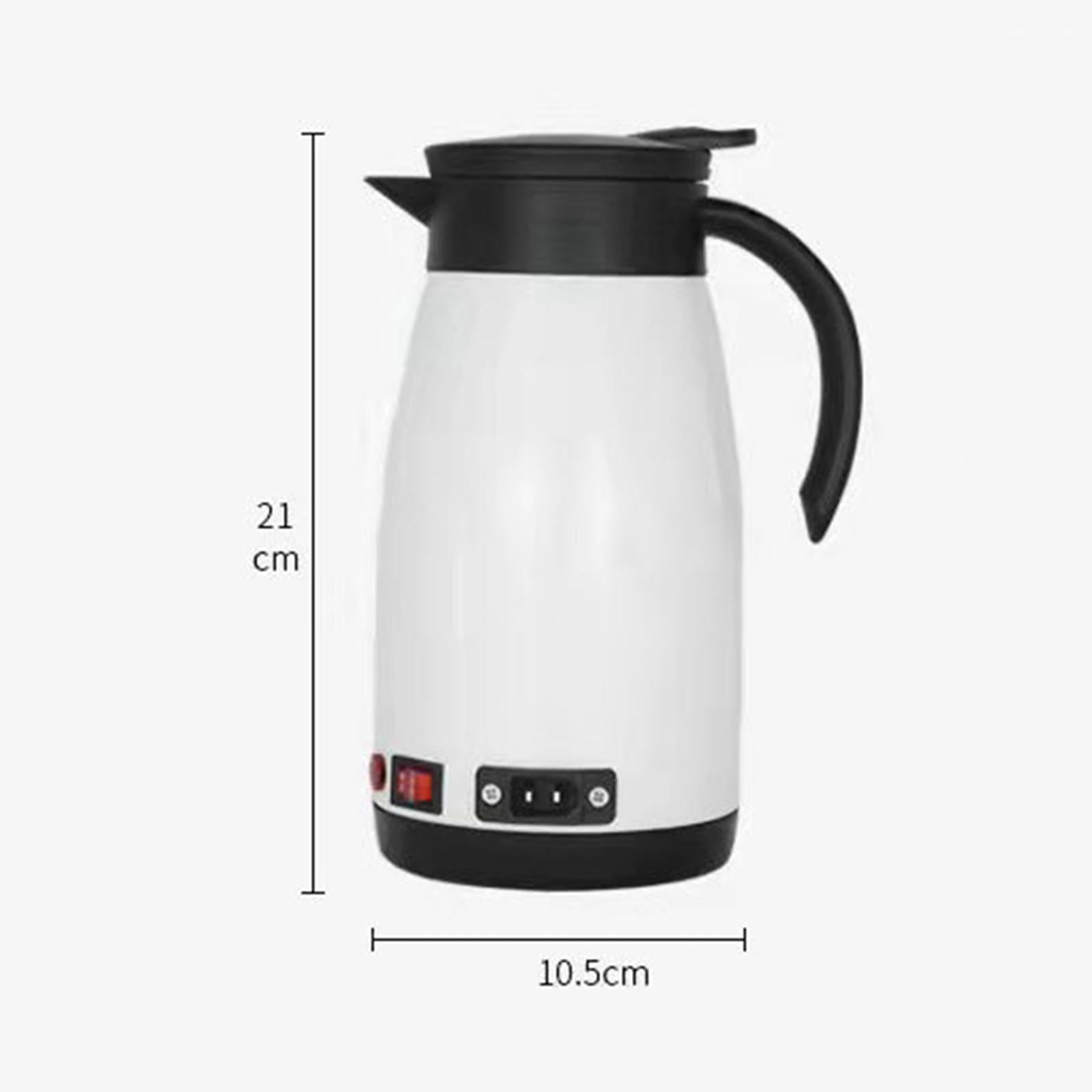Fiocias 12V 24V Car Kettle, Travel Portable Electric Tea Coffee Kettle Water Boiler and