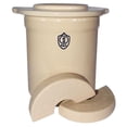thumbnail image 2 of Ohio Stoneware Crock Set - Airtight Stoneware Crock - 3 Piece, 1 Gallon, 2 of 2
