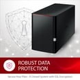 thumbnail image 4 of BUFFALO LinkStation SoHo 220 NAS de 12 TB y 2 bahías Almacenamiento conectado en red con discos duros HDD incluidos Almacenamiento NAS que funciona como dispositivo de almacenamiento en red o en la nu, 4 of 5