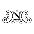thumbnail image 1 of Plaque de la Maison, Lettre N, 1 of 1