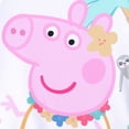 thumbnail image 5 of Peppa Pig Toddler Girls Swimsuit Set Long Sleeve Rash Guard Swim Shirt Ruffle Swim Skirt Bottom Bathing Suit Sizes 2Y, 5 of 9