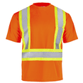 thumbnail image 2 of JORESTECH Hi-Vis Short-Sleeved, Two-Toned Work Safety T-Shirt, TS-18 (Orange, 2XL), 2 of 8