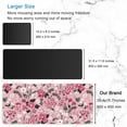 thumbnail image 2 of Desk Pad, Mouse Pad,Office Desk Mat with Stitched Edges Non-Slip Waterproof, Easy Clean Desk Table Protector, Laptop Desk Writing Mat 35.4" x 15.7", Pink Floral, 2 of 5