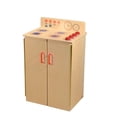 thumbnail image 1 of Wood Designs 10140BN School Age Deluxe Range with Brown Knobs, 1 of 1