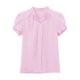 thumbnail image 5 of mfyjkho Tops Casuales Para Mujer, Blusa Informal De Manga Corta Con Cuello Redondo Y Escote En V Para Mujer, Estilo Túnica Plisada De Moda Tops Para Salir S, 5 of 6