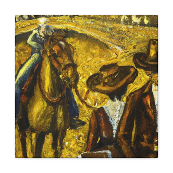 Gold in the Mine - Canvas