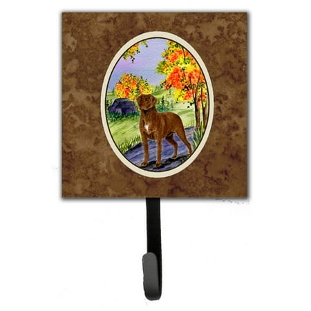 Caroline's Treasures Chesapeake Bay Retriever Leash Holder and Wall Hook
