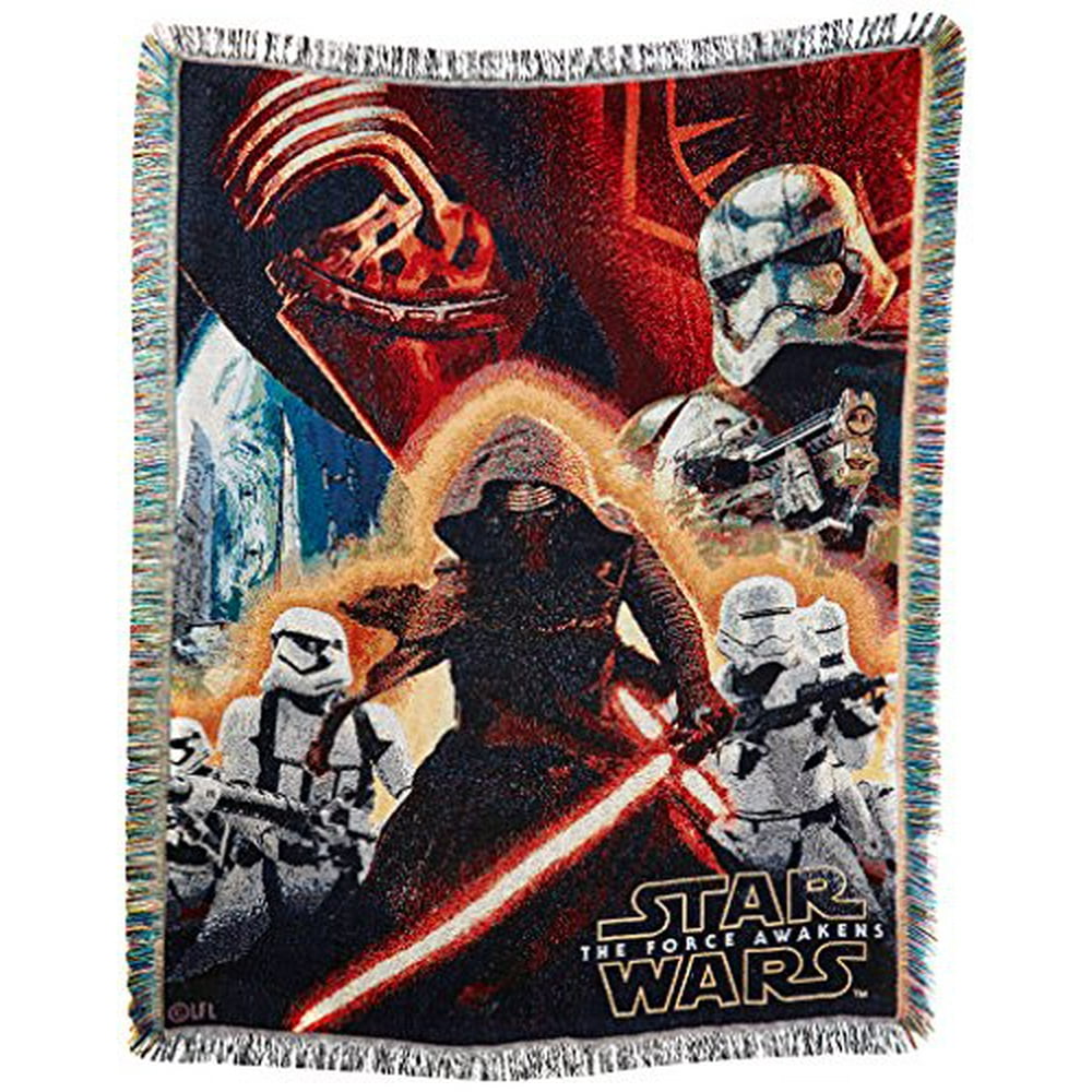 disney's star wars the force awakens, "imperial troops" woven tapestry