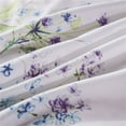 thumbnail image 5 of Floral Duvet Cover Set King Size Bedding Set White Microfiber Comforter Cover with Zipper Clousure and Corner Ties, 5 of 6