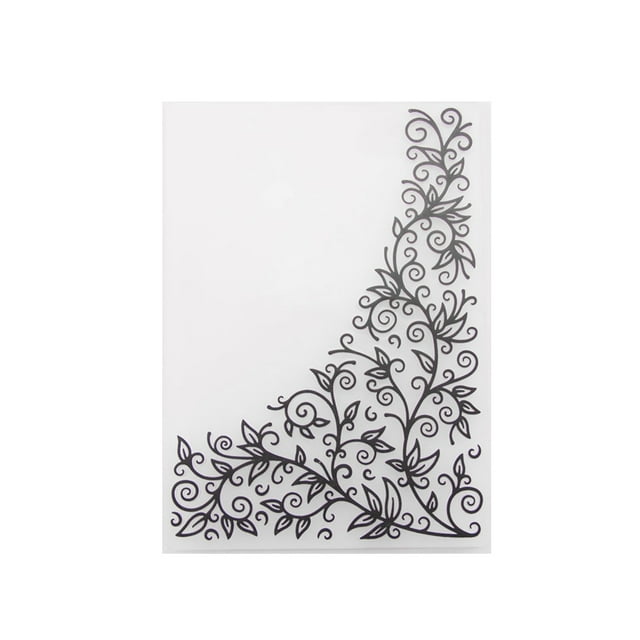 DIY Plastic Bump Embossing Template Stencil Folder for Album Scrapbooking Paper Art Craft Decor (EM138)