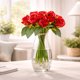 thumbnail image 4 of Artificial Silk Roses Bouquet Fake Flowers for Home Decor Wedding Centerpieces Valentine's Day Gift Romantic Party Decoration Handheld Floral Arrangements Real Touch Long Lasting Premium Quality, 4 of 5