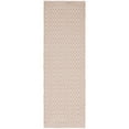 thumbnail image 4 of SAFAVIEH Montauk Corrine Geometric Cotton Runner Rug, Ivory/Beige, 2'3" x 7', 4 of 8