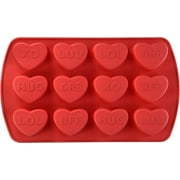 Wilton 12 Cavity Words Can Express Heart Silicone Mold