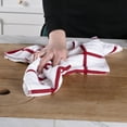thumbnail image 3 of All-Clad Solid & Coordinate Kitchen Towels, 4-Pack, Chili, 3 of 6