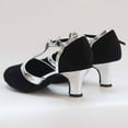 thumbnail image 7 of OAVQHLG3B Women's Ballroom Tango Latin Dancing Shoes Sequins Shoes Social Dance Shoes, 7 of 7
